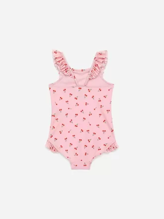 Badeanzug mit Rüschendetail Badeanzug mit Rüschendetail