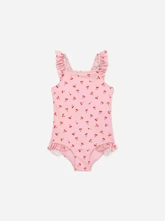 Badeanzug mit Rüschendetail Badeanzug mit Rüschendetail