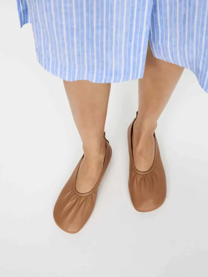 Ballerinas aus Leder Ballerinas aus Leder