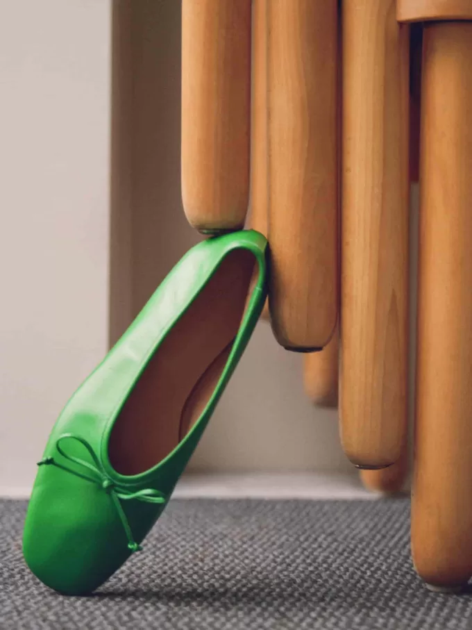 Ballerinas aus Leder Ballerinas aus Leder