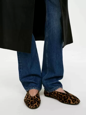 Ballerinas aus Leder