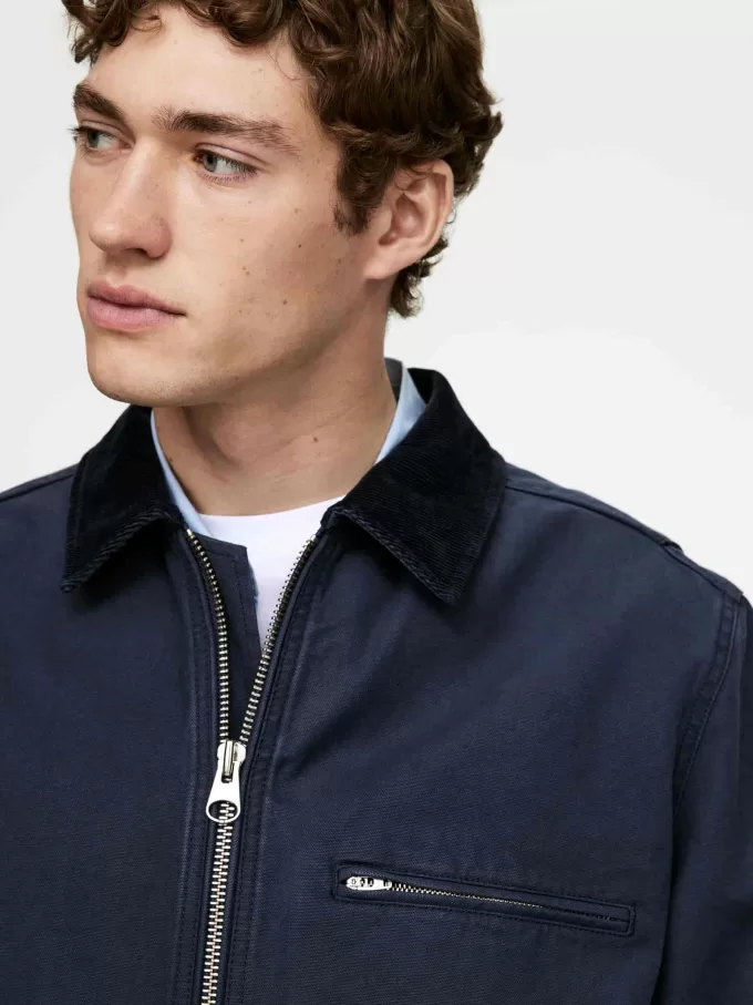 Baumwoll-Canvas-Jacke Baumwoll-Canvas-Jacke