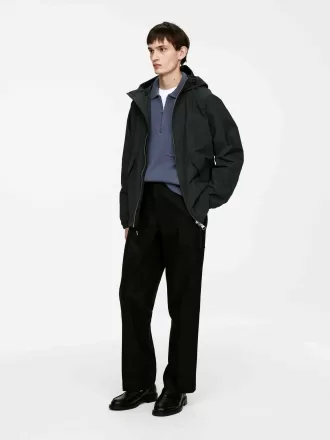 Baumwollpullover mit halbem Reißverschluss Baumwollpullover mit halbem Reißverschluss