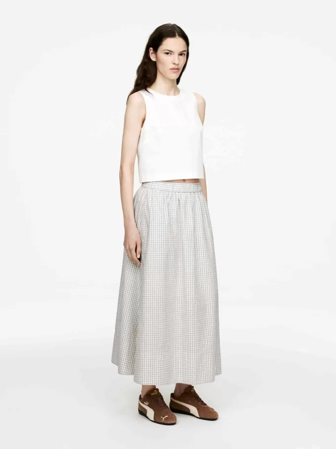 Baumwollrock in A-Linie Baumwollrock in A-Linie