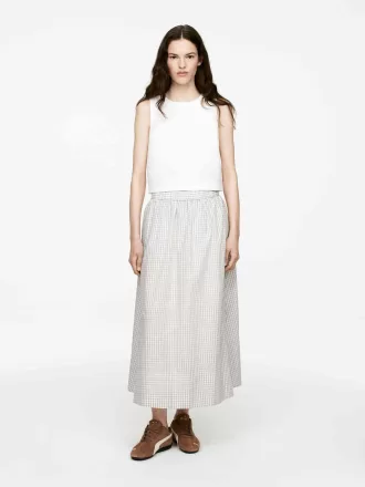 Baumwollrock in A-Linie