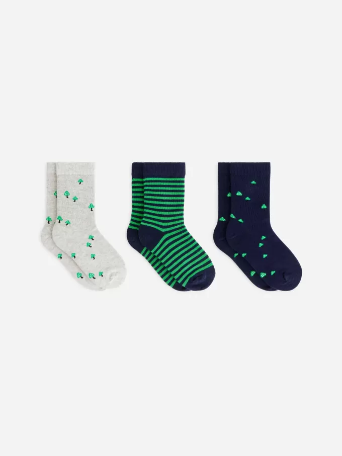 Baumwollsocken 3er-Set Baumwollsocken 3er-Set