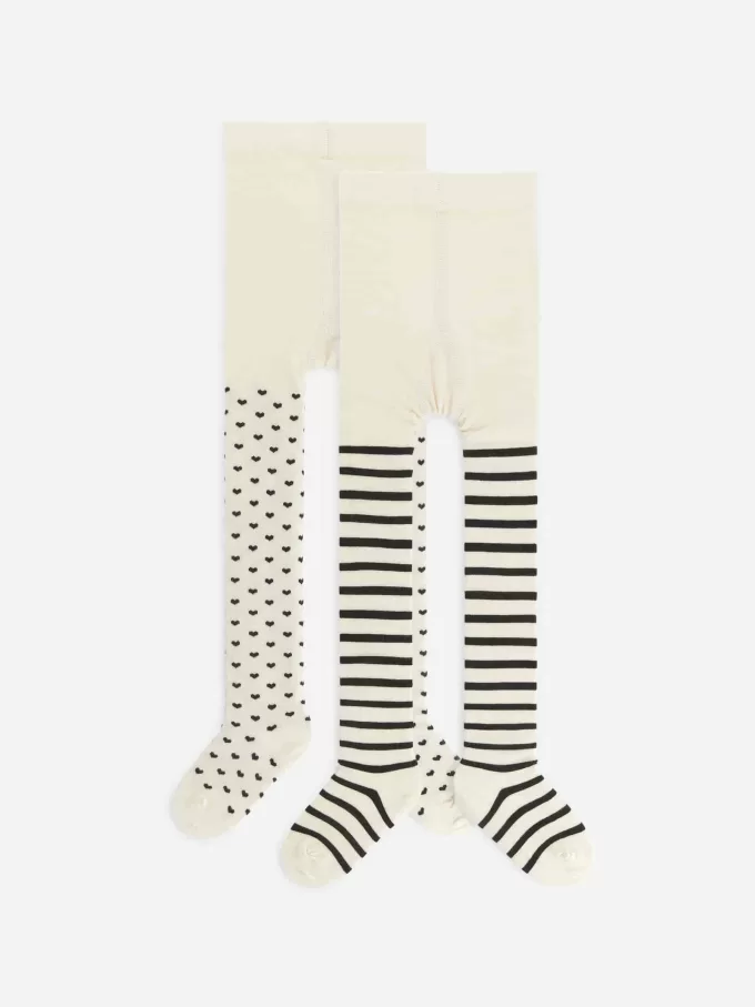 Baumwollstrumpfhosen, 2er-Set Baumwollstrumpfhosen, 2er-Set