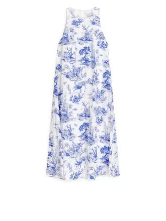 Bedrucktes Maxikleid