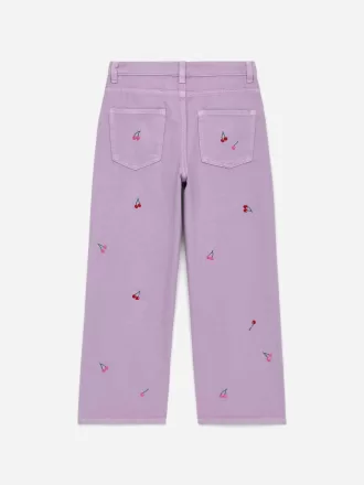 Bestickte Jeanshose