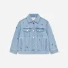 Bestickte Jeansjacke Bestickte Jeansjacke