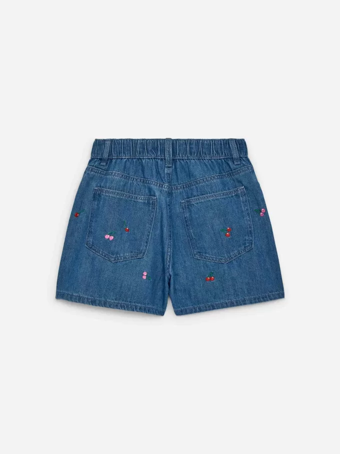 Bestickte Jeansshorts Bestickte Jeansshorts