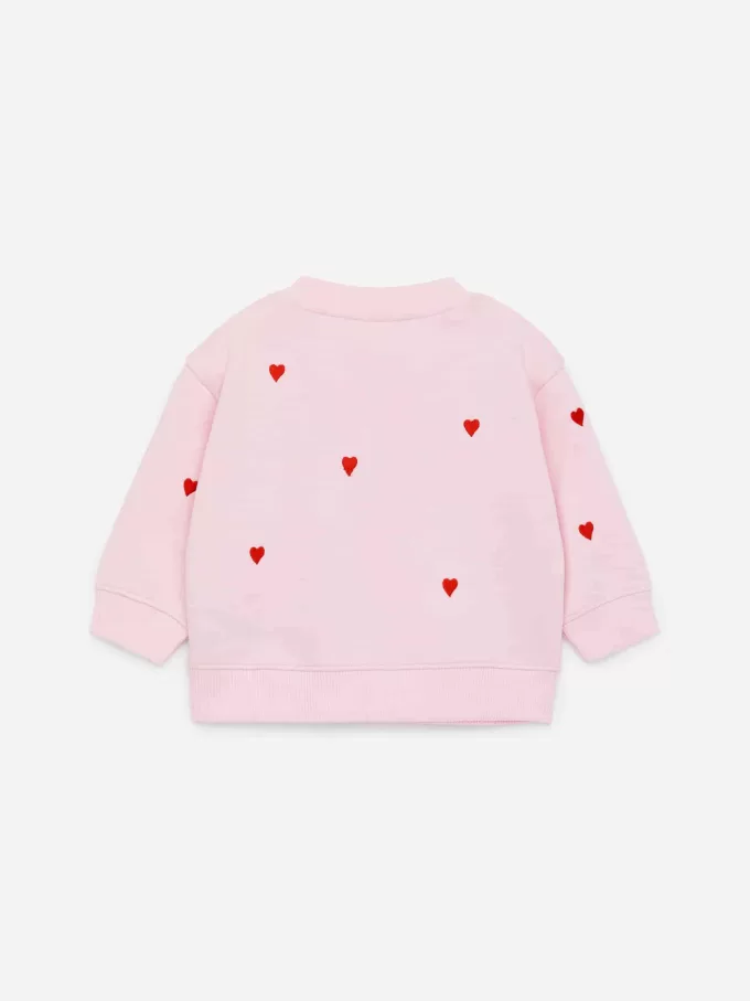 Besticktes Baumwoll-Sweatshirt Besticktes Baumwoll-Sweatshirt