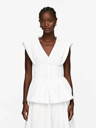 Biesenoberteil mit Blasensaum