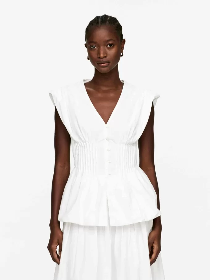 Biesenoberteil mit Blasensaum Biesenoberteil mit Blasensaum