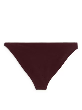 Bikinihose mit Perlendetail