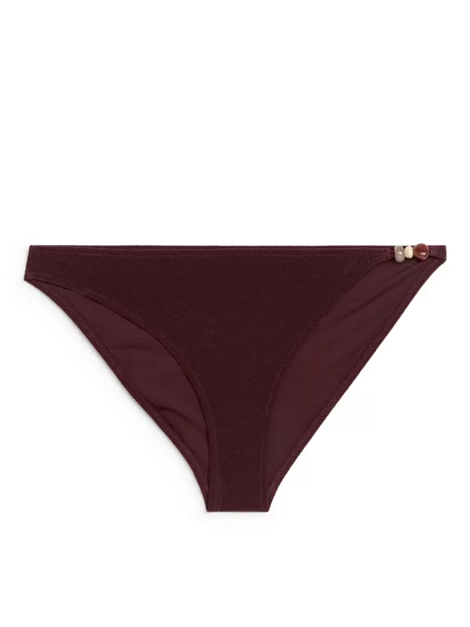 Bikinihose mit Perlendetail Bikinihose mit Perlendetail