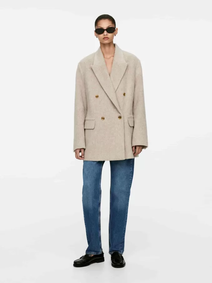 Blazer aus gebürsteter Wolle Blazer aus gebürsteter Wolle