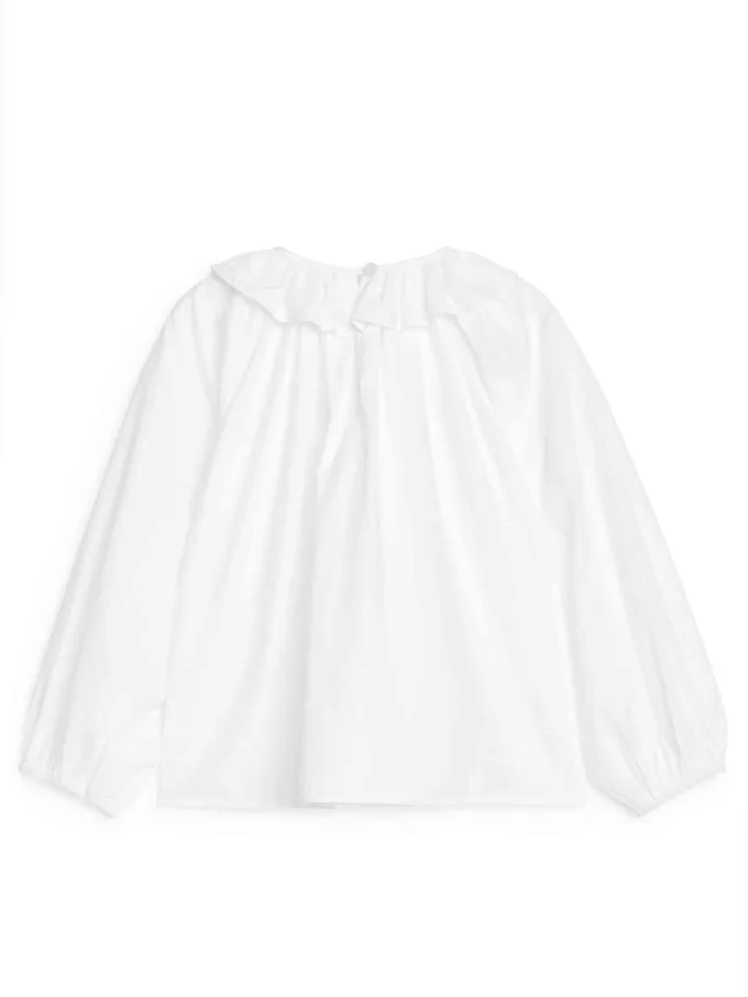 Bluse mit Rüschenkragen Bluse mit Rüschenkragen