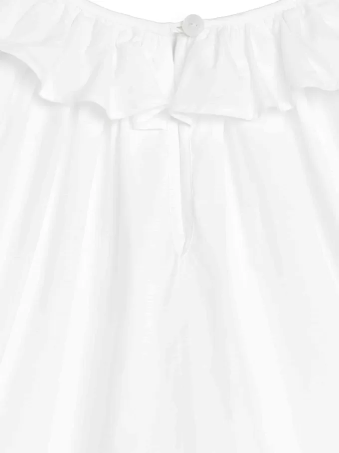 Bluse mit Rüschenkragen Bluse mit Rüschenkragen