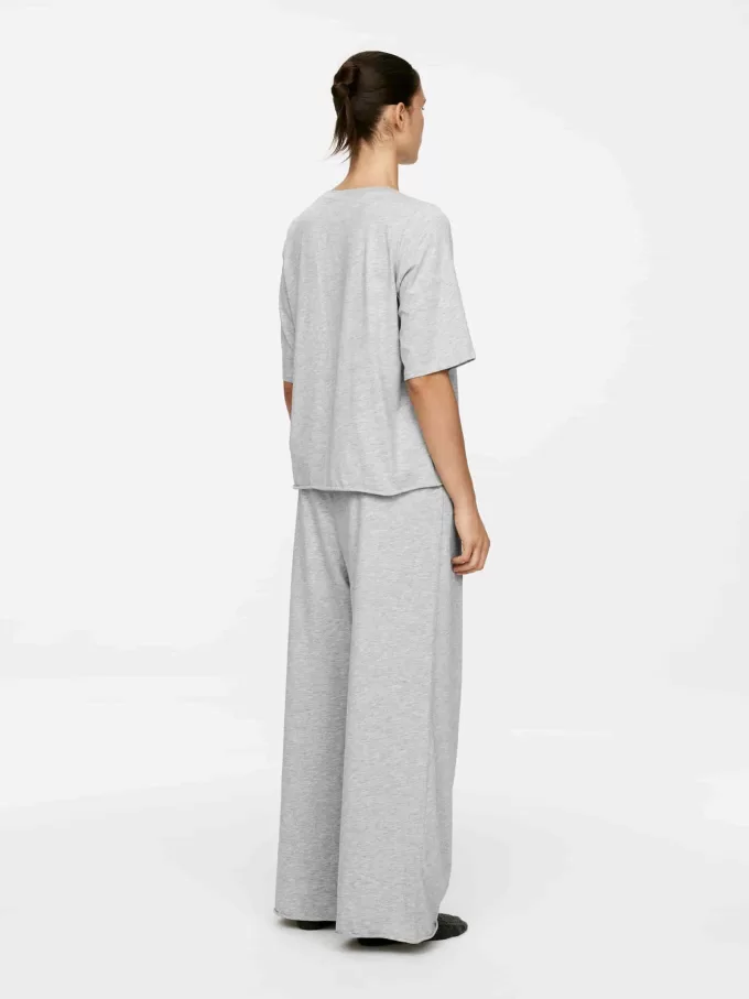 Drapiertes Baumwoll-T-Shirt Drapiertes Baumwoll-T-Shirt