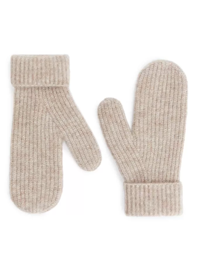 Fäustlinge aus Woll-Alpaka-Mischung Fäustlinge aus Woll-Alpaka-Mischung