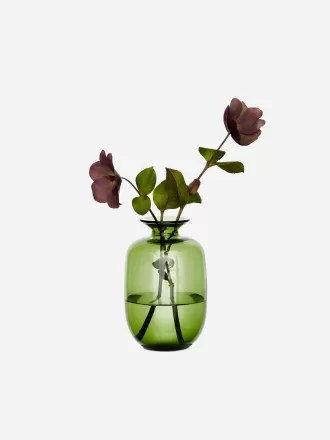 Farbige Glasvase 11 cm