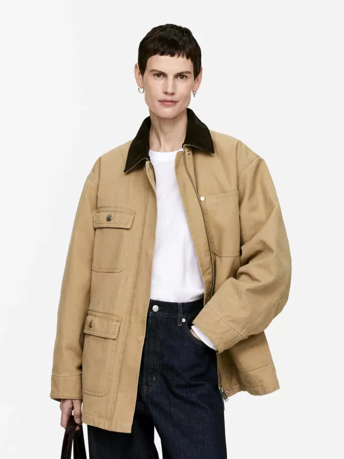 Gefütterte Canvas-Jacke Gefütterte Canvas-Jacke