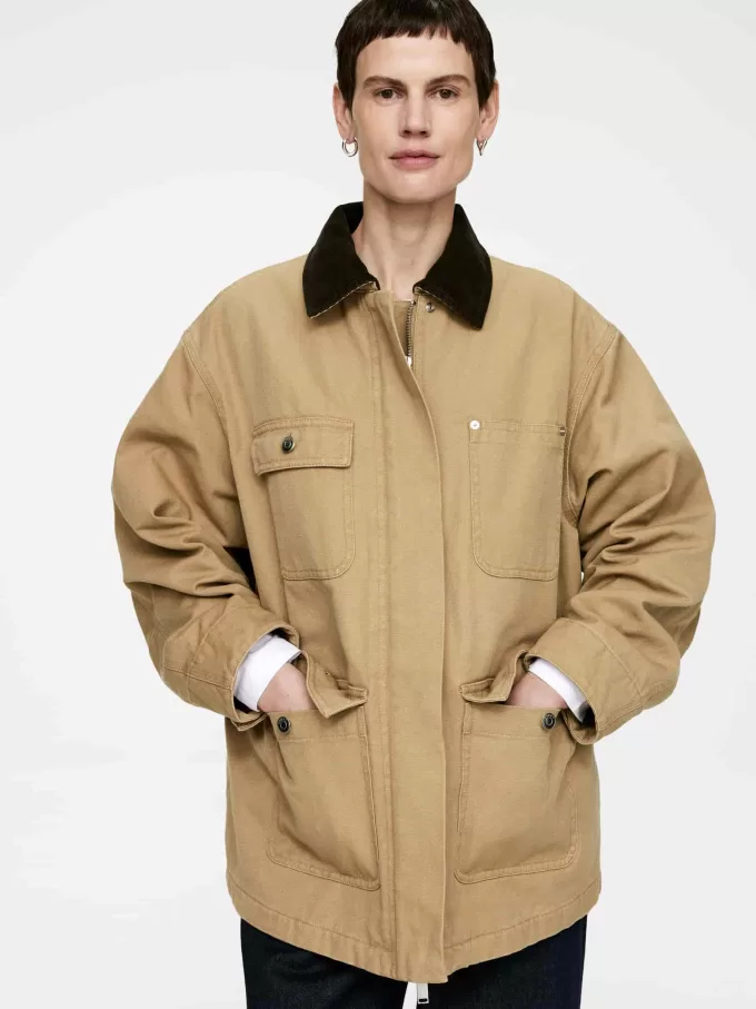 Gefütterte Canvas-Jacke Gefütterte Canvas-Jacke