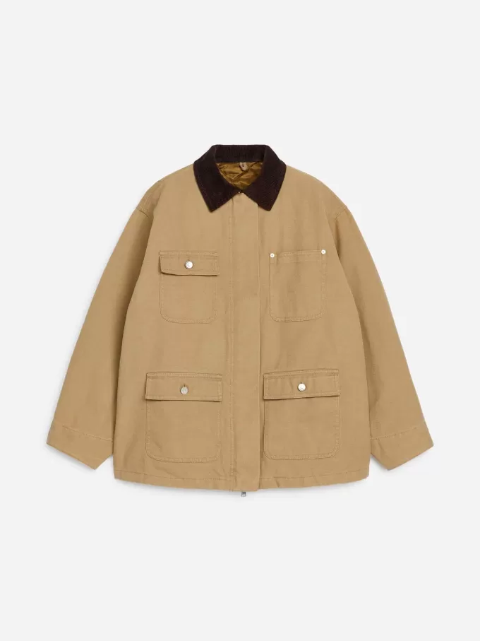 Gefütterte Canvas-Jacke Gefütterte Canvas-Jacke