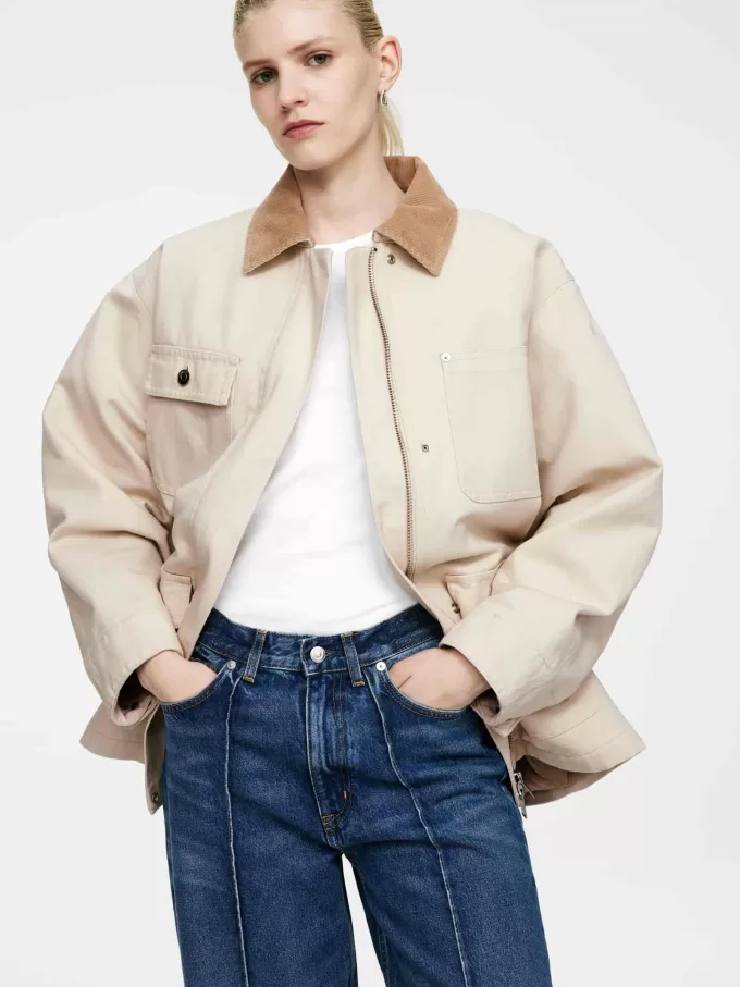 Gefütterte Canvas-Jacke Gefütterte Canvas-Jacke