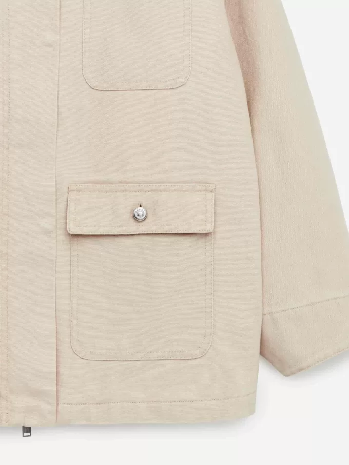 Gefütterte Canvas-Jacke Gefütterte Canvas-Jacke