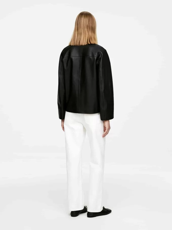 Gefütterte Lederjacke Gefütterte Lederjacke