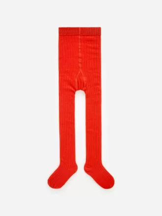 Gerippte Baumwollstrumpfhose