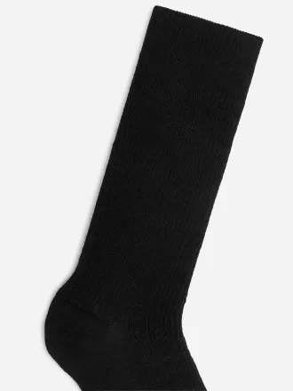 Gerippte Socken aus Wollmischung
