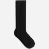 Gerippte Socken aus Wollmischung Gerippte Socken aus Wollmischung
