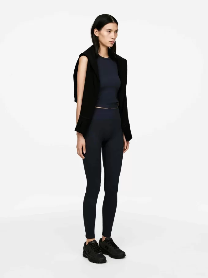 Gerippte nahtlose Strumpfhose Gerippte nahtlose Strumpfhose