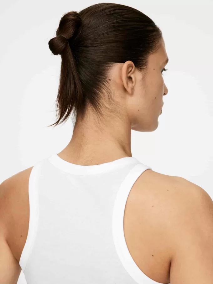 Geripptes Racer-Tanktop Geripptes Racer-Tanktop