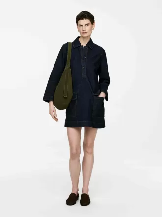 Geschwungene Wildledertasche Geschwungene Wildledertasche