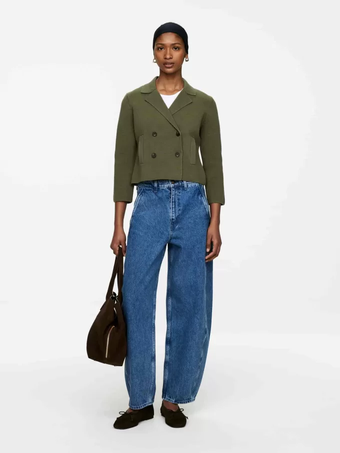 Gestrickte Baumwolljacke Gestrickte Baumwolljacke