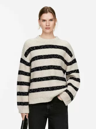 Gestrickter Baumwollpullover