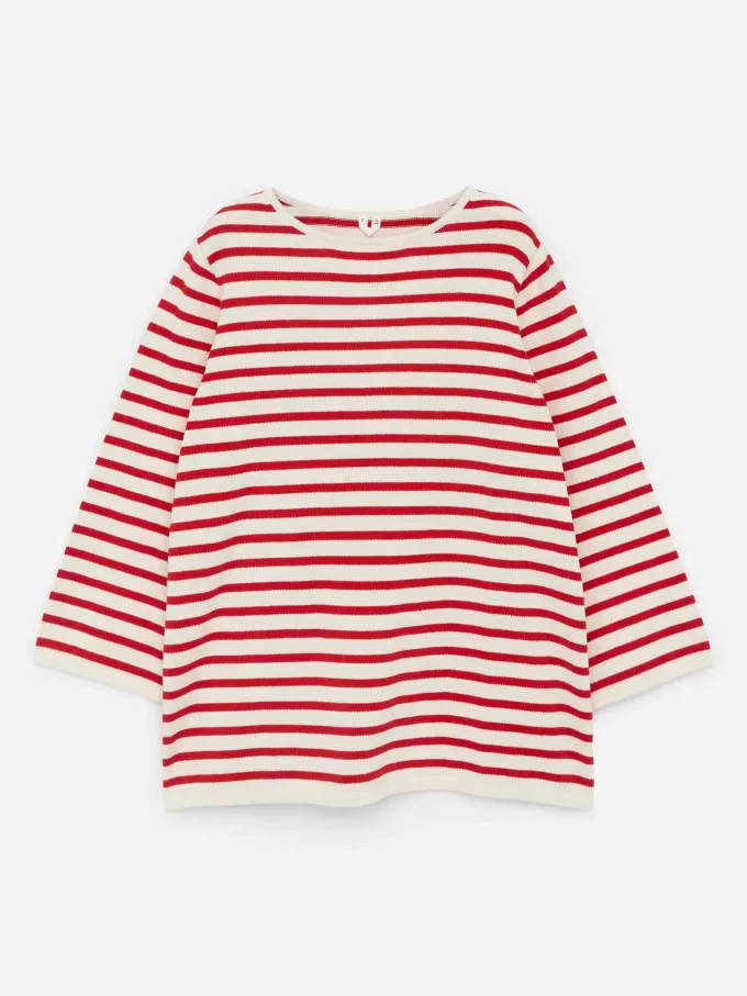 Gestrickter Baumwollpullover Gestrickter Baumwollpullover