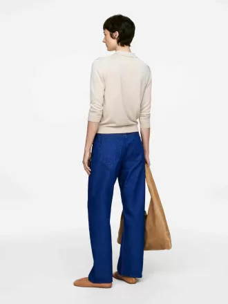 Gestricktes Poloshirt