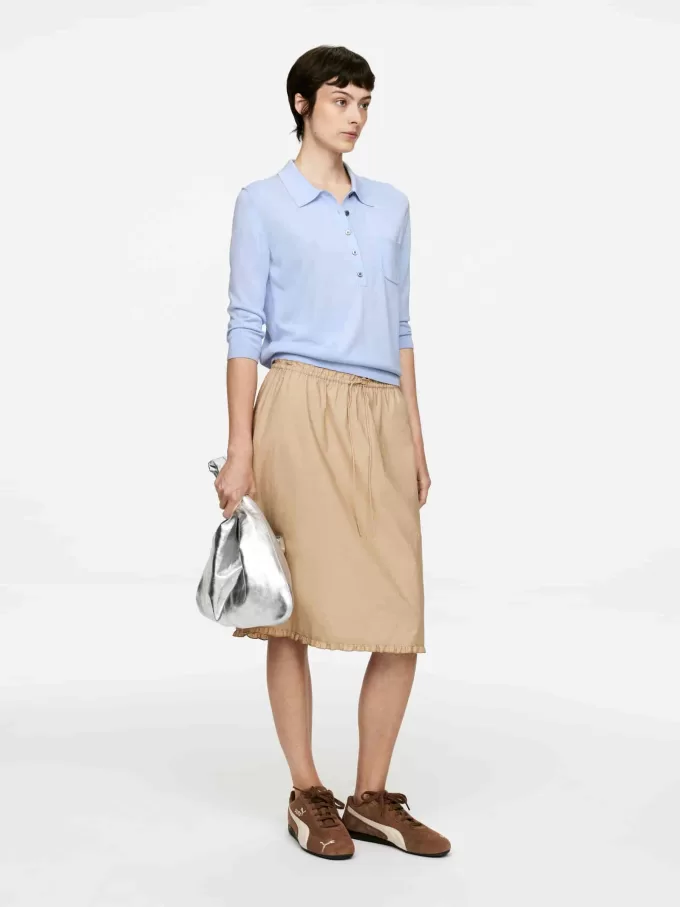 Gestricktes Poloshirt Gestricktes Poloshirt