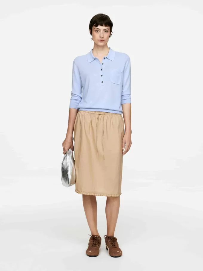 Gestricktes Poloshirt Gestricktes Poloshirt