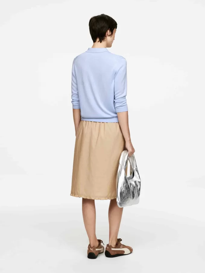 Gestricktes Poloshirt Gestricktes Poloshirt