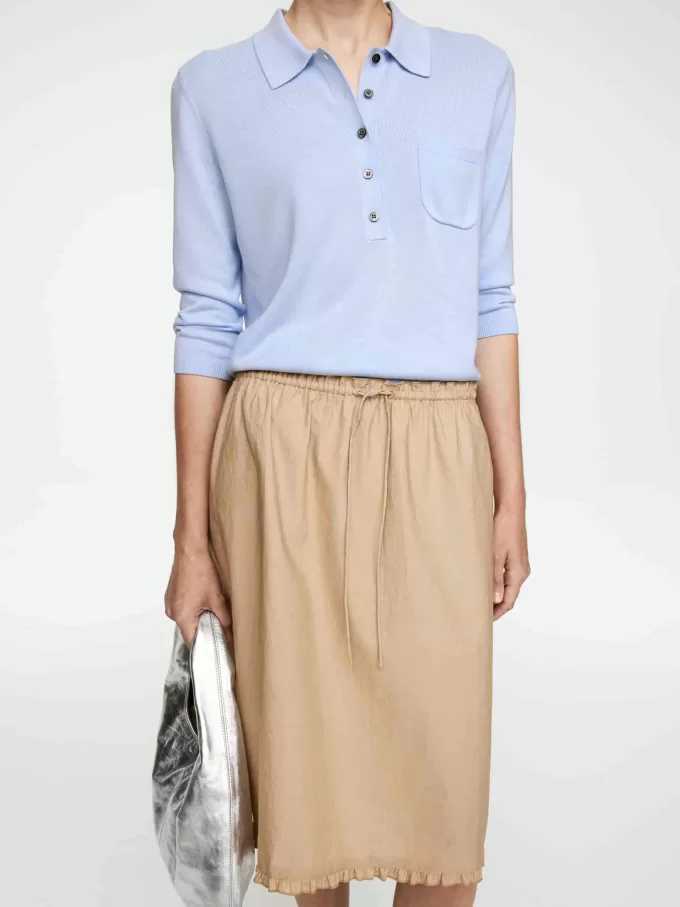 Gestricktes Poloshirt Gestricktes Poloshirt