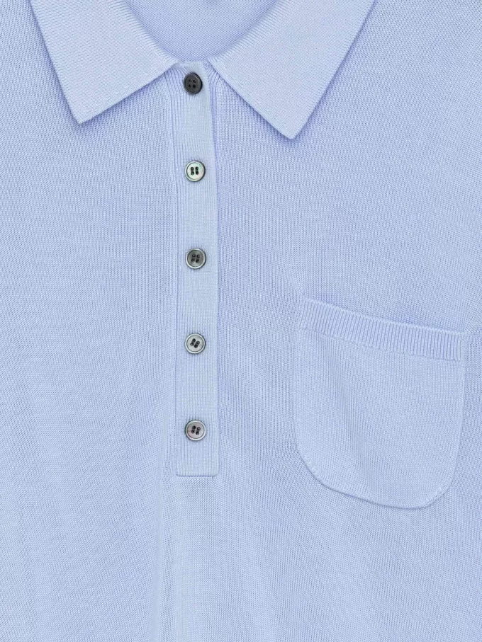 Gestricktes Poloshirt Gestricktes Poloshirt