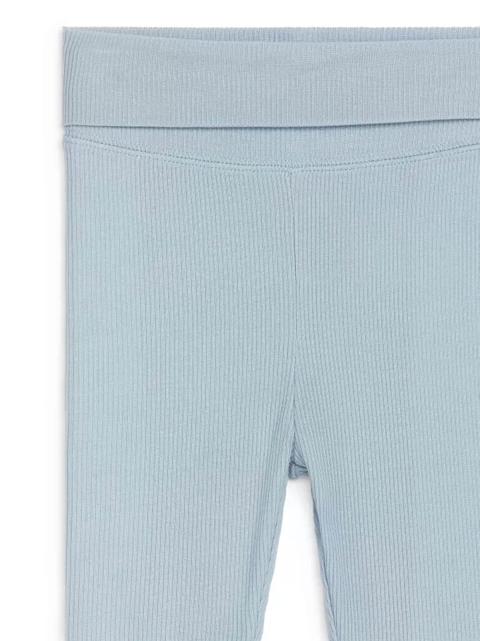 Glatte Ripp-Leggings für Neugeborene Glatte Ripp-Leggings für Neugeborene