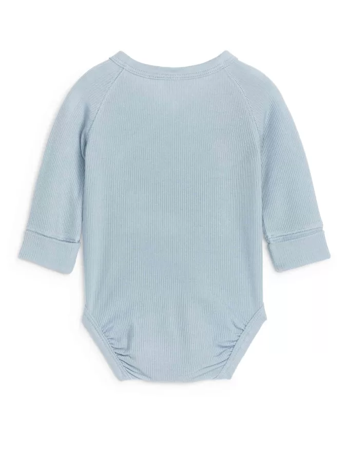 Glatter Rippen-Body für Neugeborene Glatter Rippen-Body für Neugeborene