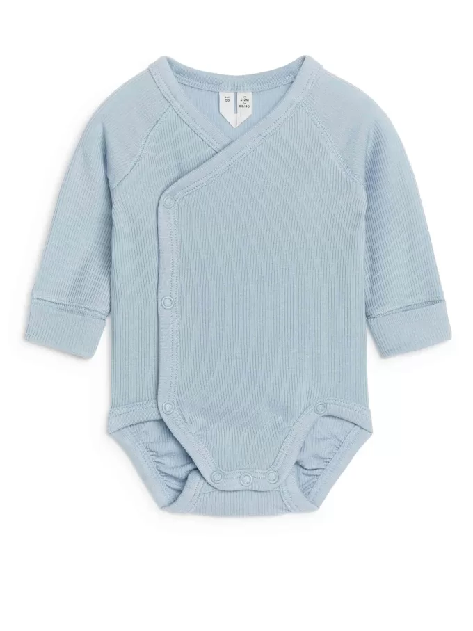 Glatter Rippen-Body für Neugeborene Glatter Rippen-Body für Neugeborene